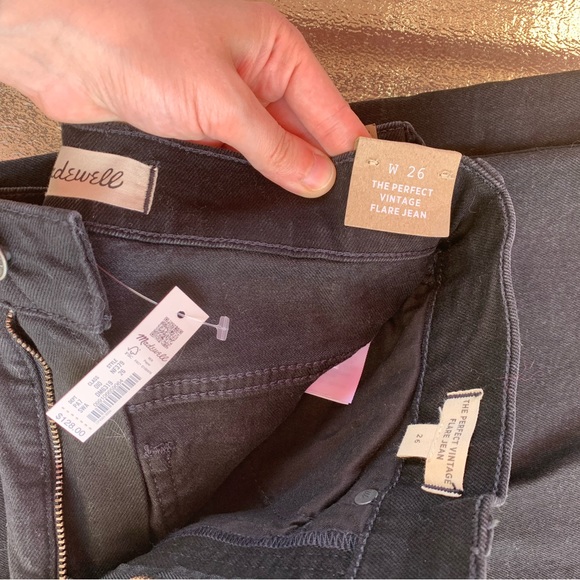 Madewell Black Flare Jeans - Picture 7 of 7